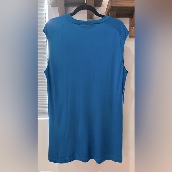 NWT Marni Fluid Jersey Sleeveless Top or Dress Blue 42 - Picture 11 of 14